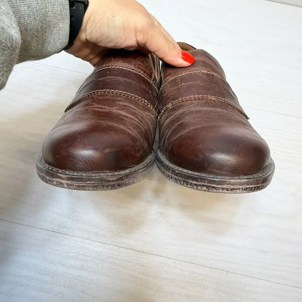 Josef Seibel Sienna 96 Penny Loafer Women's Size 7.5 Brown Leather Slip On Shoes